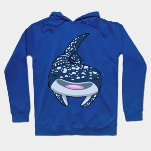 smiling whale shark Hoodie